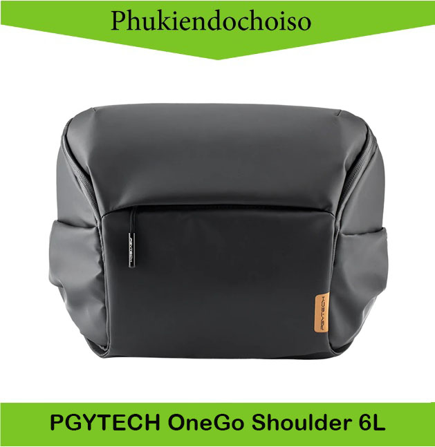 Túi máy ảnh PGYTECH OneGo Shoulder Bag 6L (Obsidian Black) - Hàng chính hãng