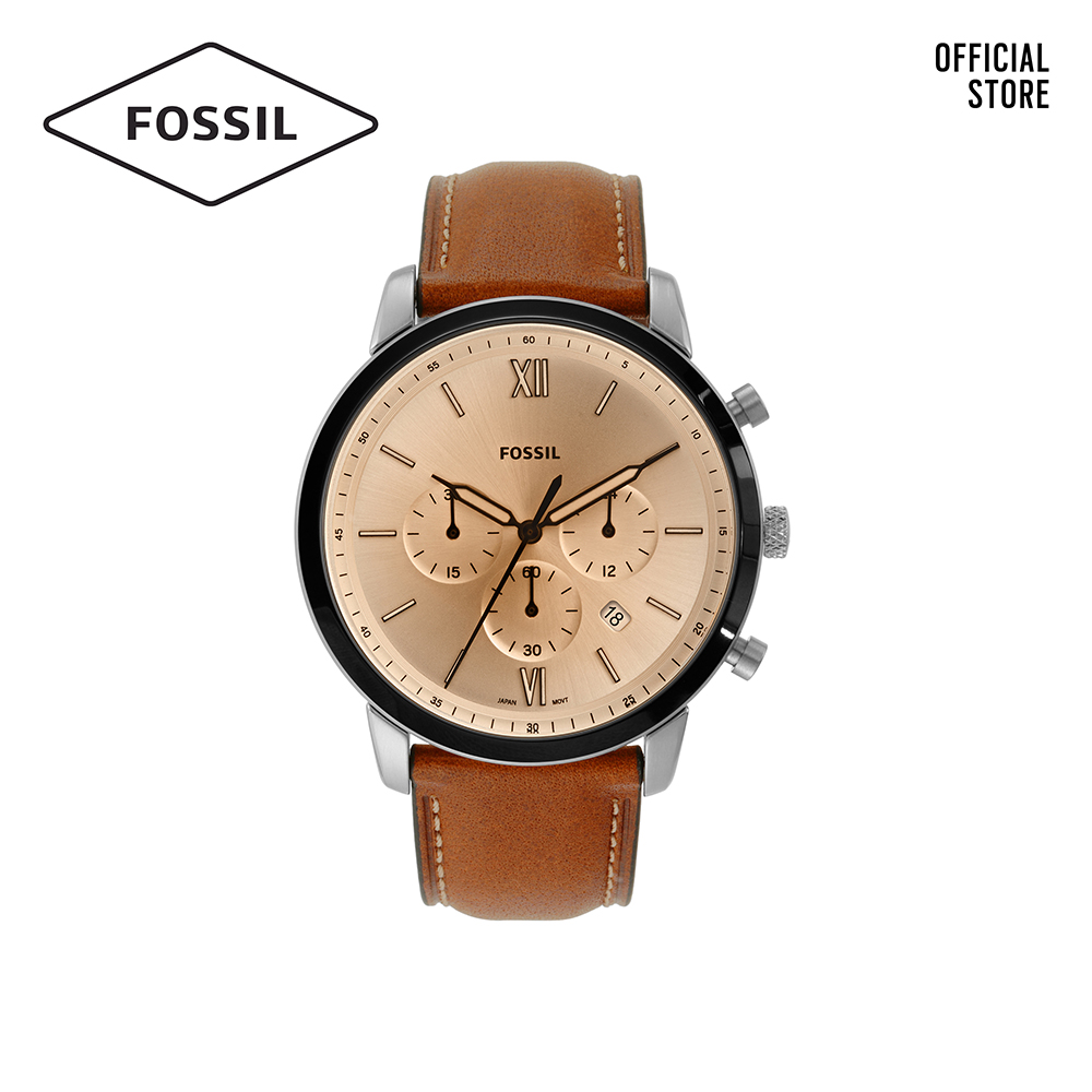 Đồng hồ nam FOSSIL Neutra dây da FS5627 - màu nâu