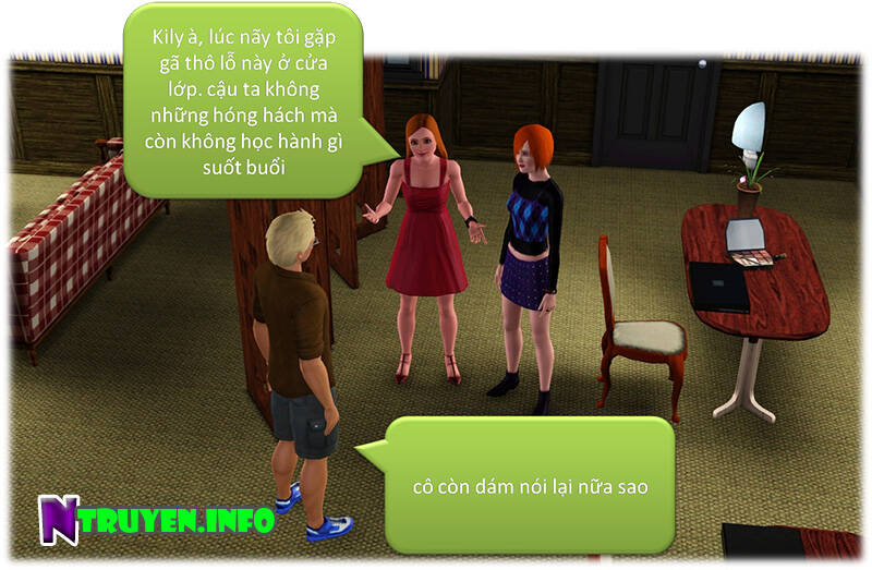 truyện sims - bí mật màu xanh chapter 2 30