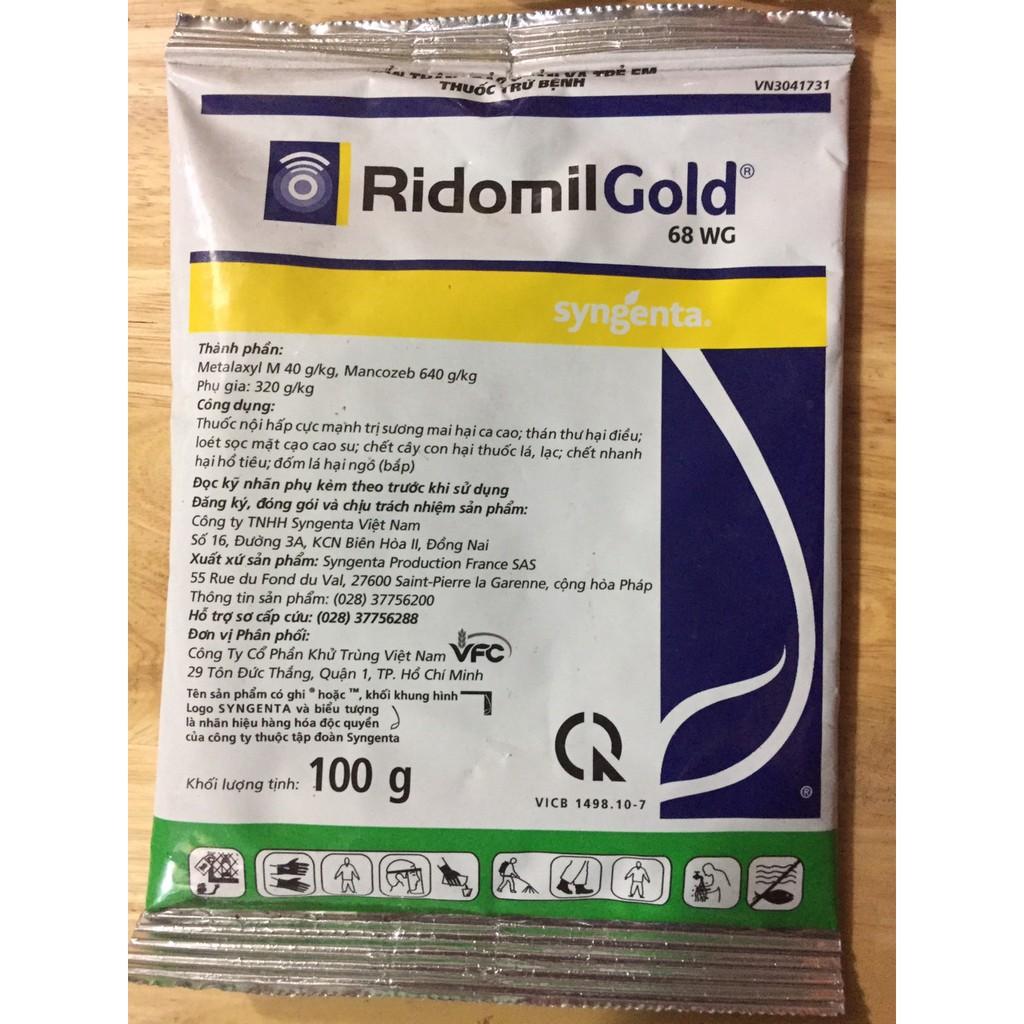 Thuốc trị sương mai Ridomil Gold gói 100gr