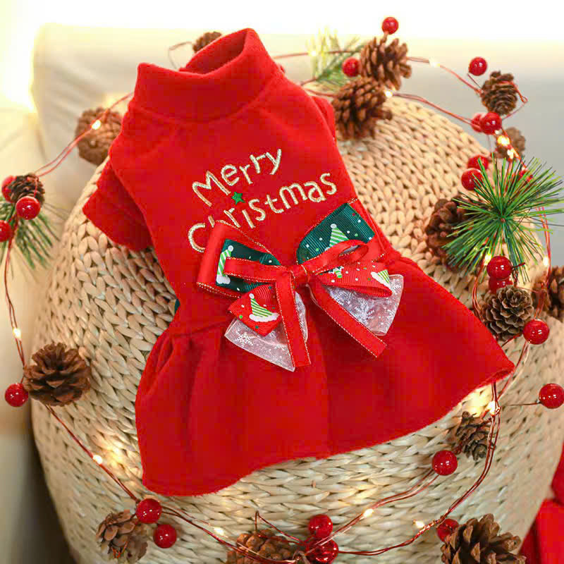 ĐẦM NOEL SANG TRỌNG 10 TỪ 0.2-8KG DÀNH CHO THÚ CƯNG CHÓ MÈO