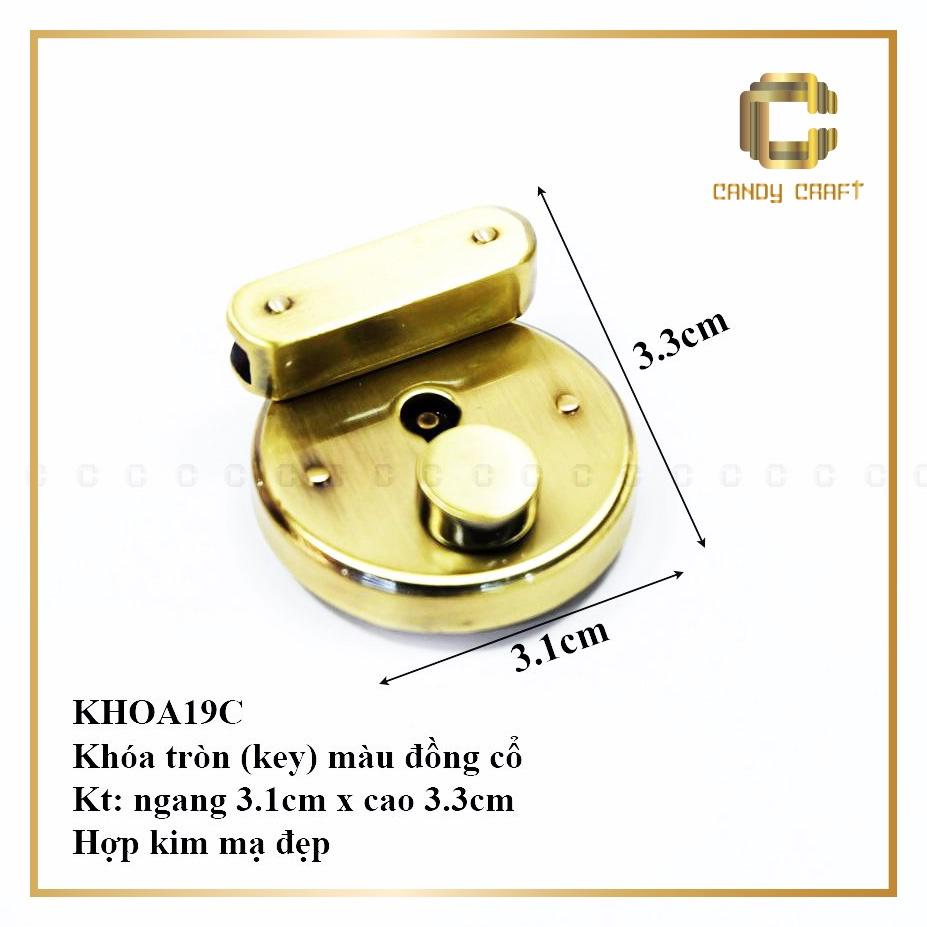 KHOÁ TRÒN KEY 3CM