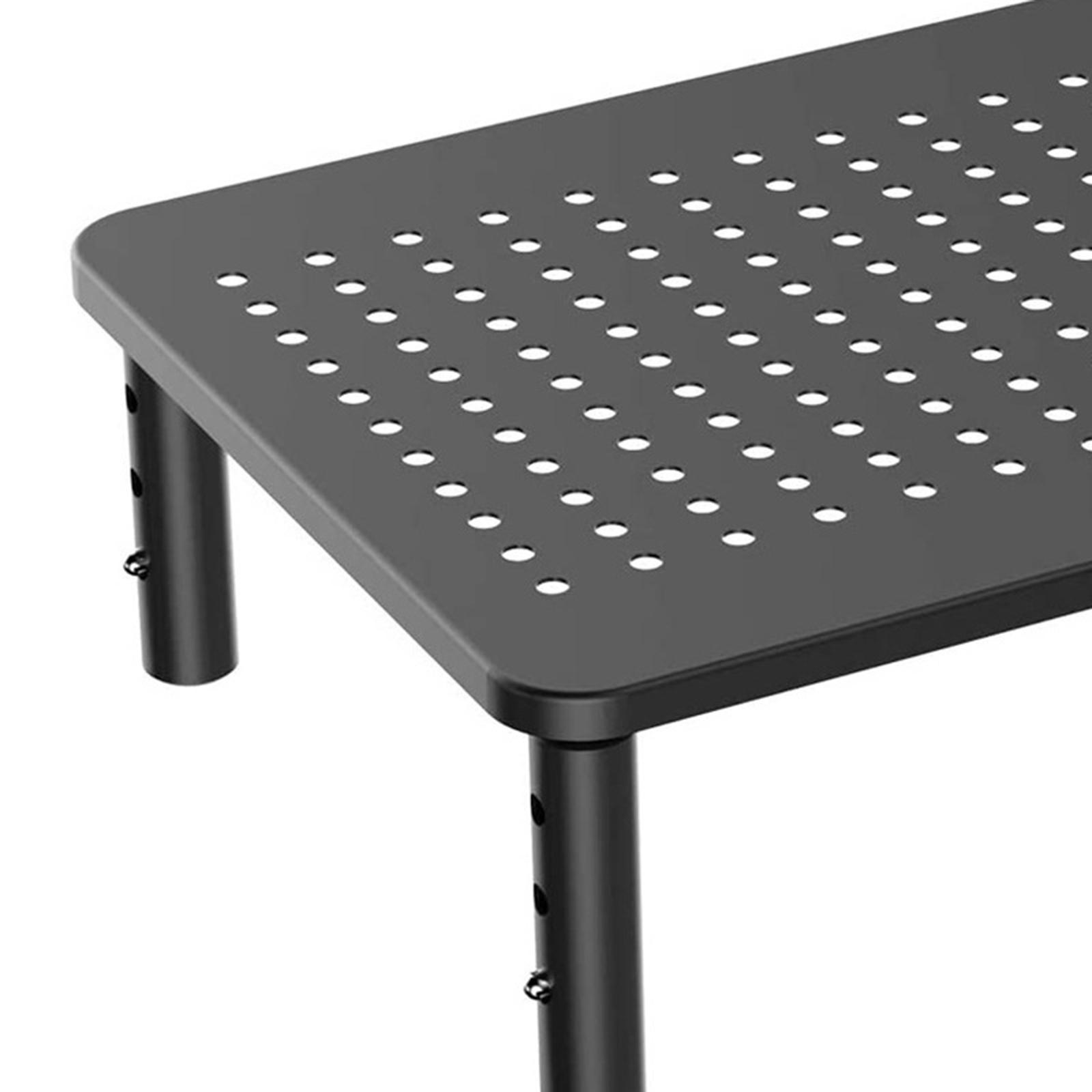 Monitor Stand Riser with Mesh Platform Height Adjustable for Computer PC