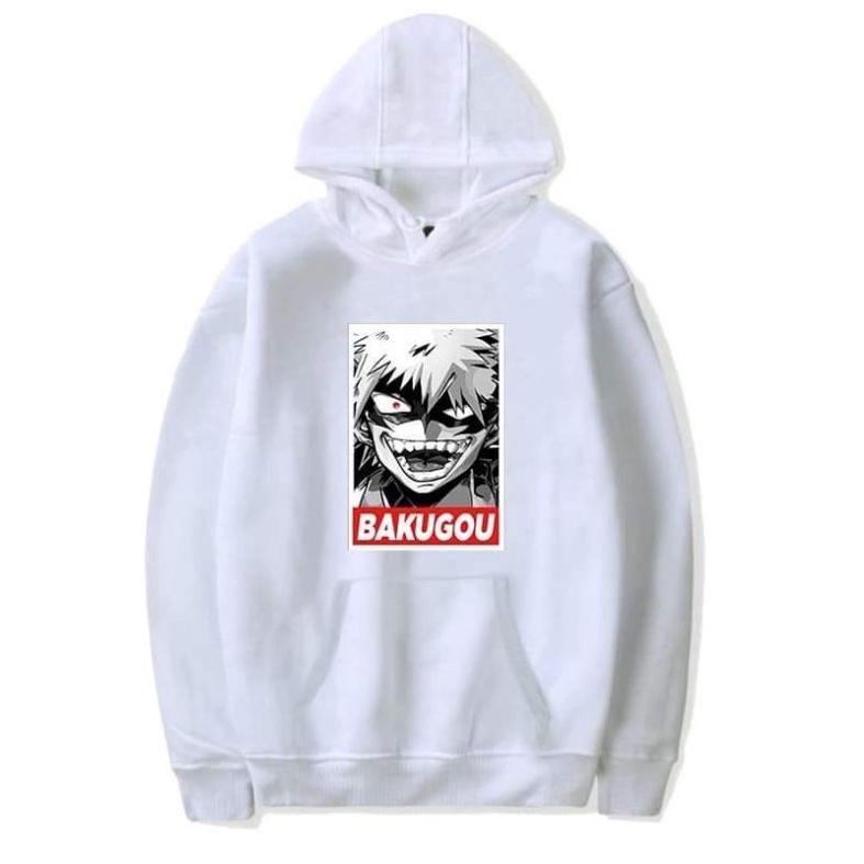 Áo Hoodie Nỉ Dài Tay My Hero Academia Bakugo Deku Anime