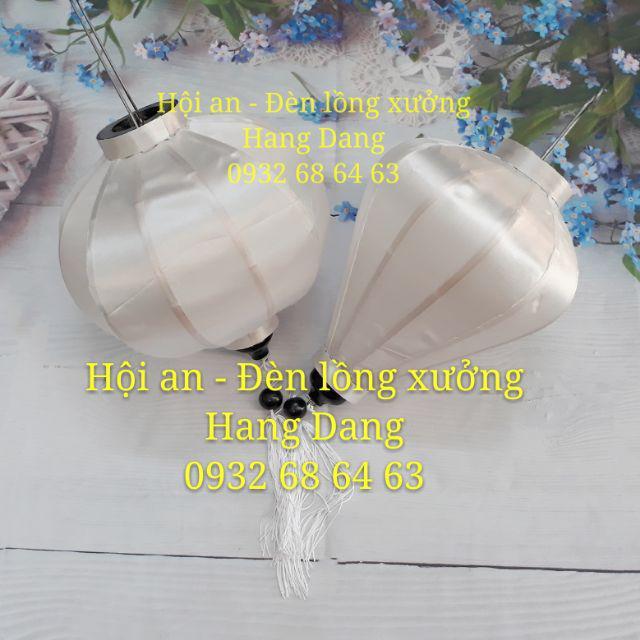 Đèn lồng Hội an chống nước, ngoài trời đèn phi trơn size ,30cm, dáng tròn, tỏi - 20cm,30cm