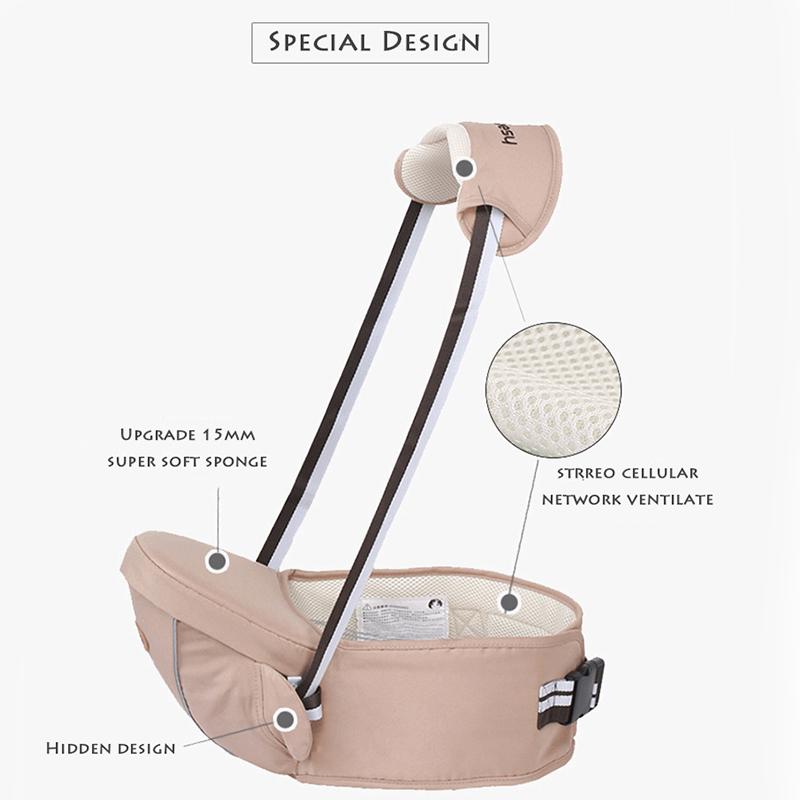 Công Thái Sơ Sinh Hông Ghế Eo Phân Xe Tập Đi Em Bé Sling An Toàn Có Thể Điều Chỉnh Giữ Dây Lưng Trẻ Em Trẻ Sơ Sinh Hông Ghế 0-3Y
