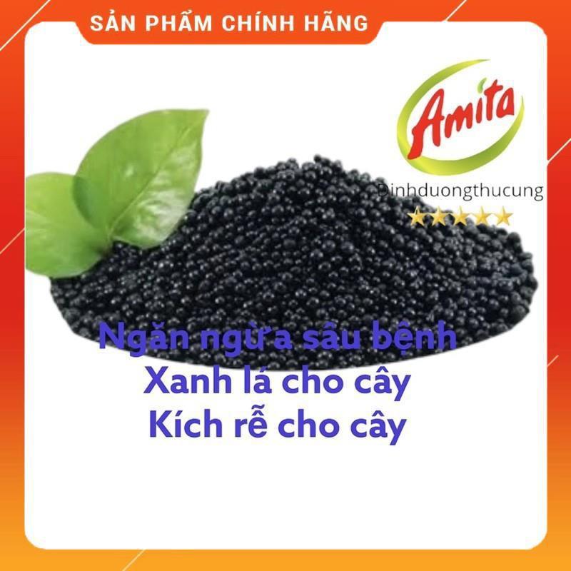 Humic hạt giúp lá xanh, kích rễ, cây khỏe, giảm sâu bệnh 1kg