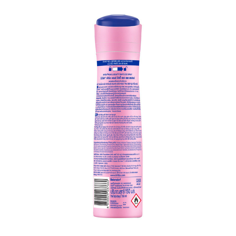 Xịt Ngăn Mùi Nivea Shaveless Ngọc Trai Đẹp Quyến Rũ 150ml - 85348