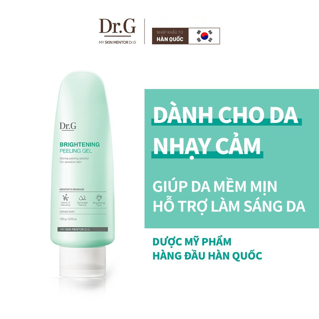 Tẩy Tế Bào Chết Dạng Gel Làm Sáng Da Dr.G Brightening Peeling Gel 120g