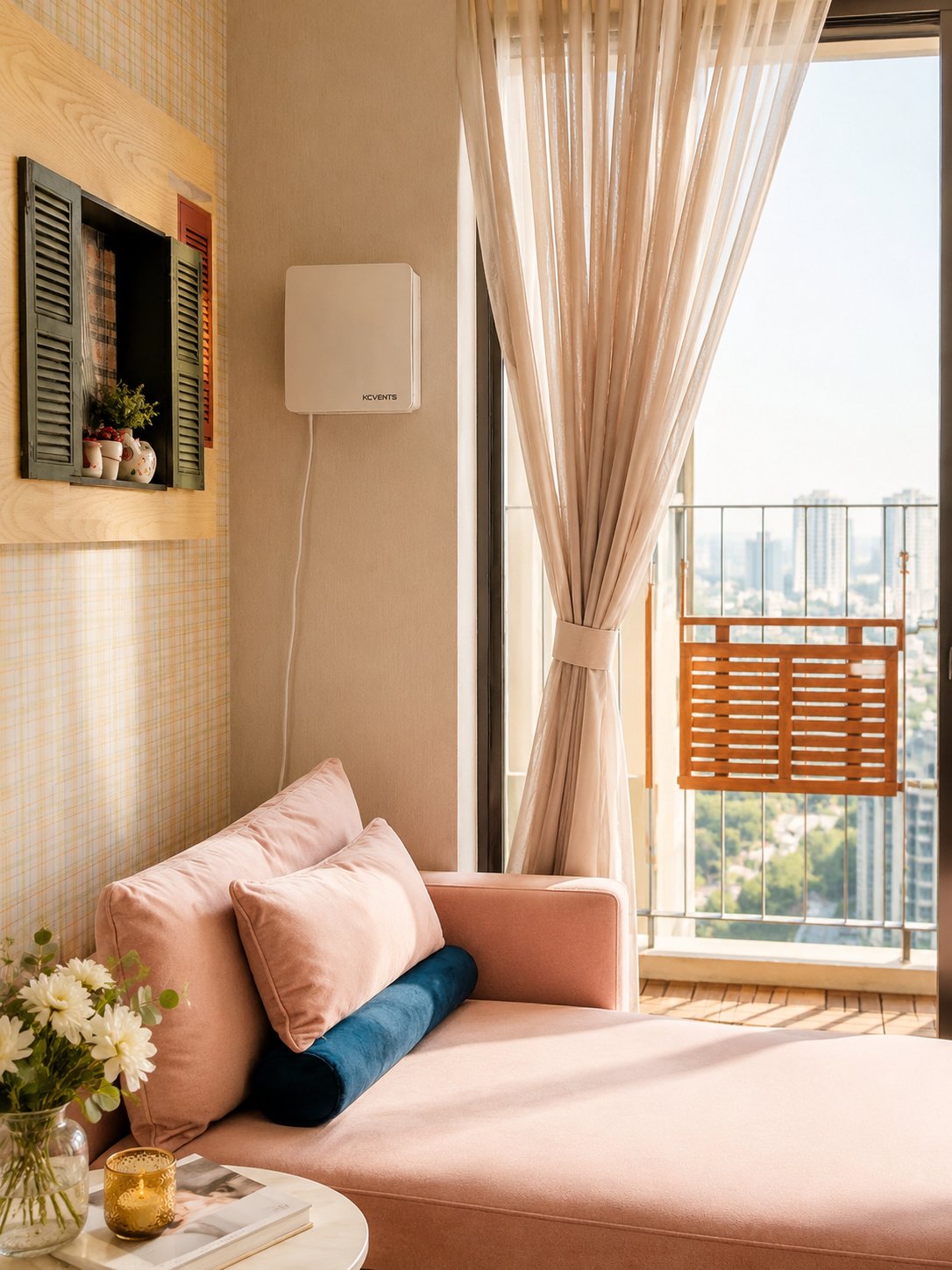 Hàng chính hãng - Máy cấp khí tươi hồi nhiệt VT501-WF