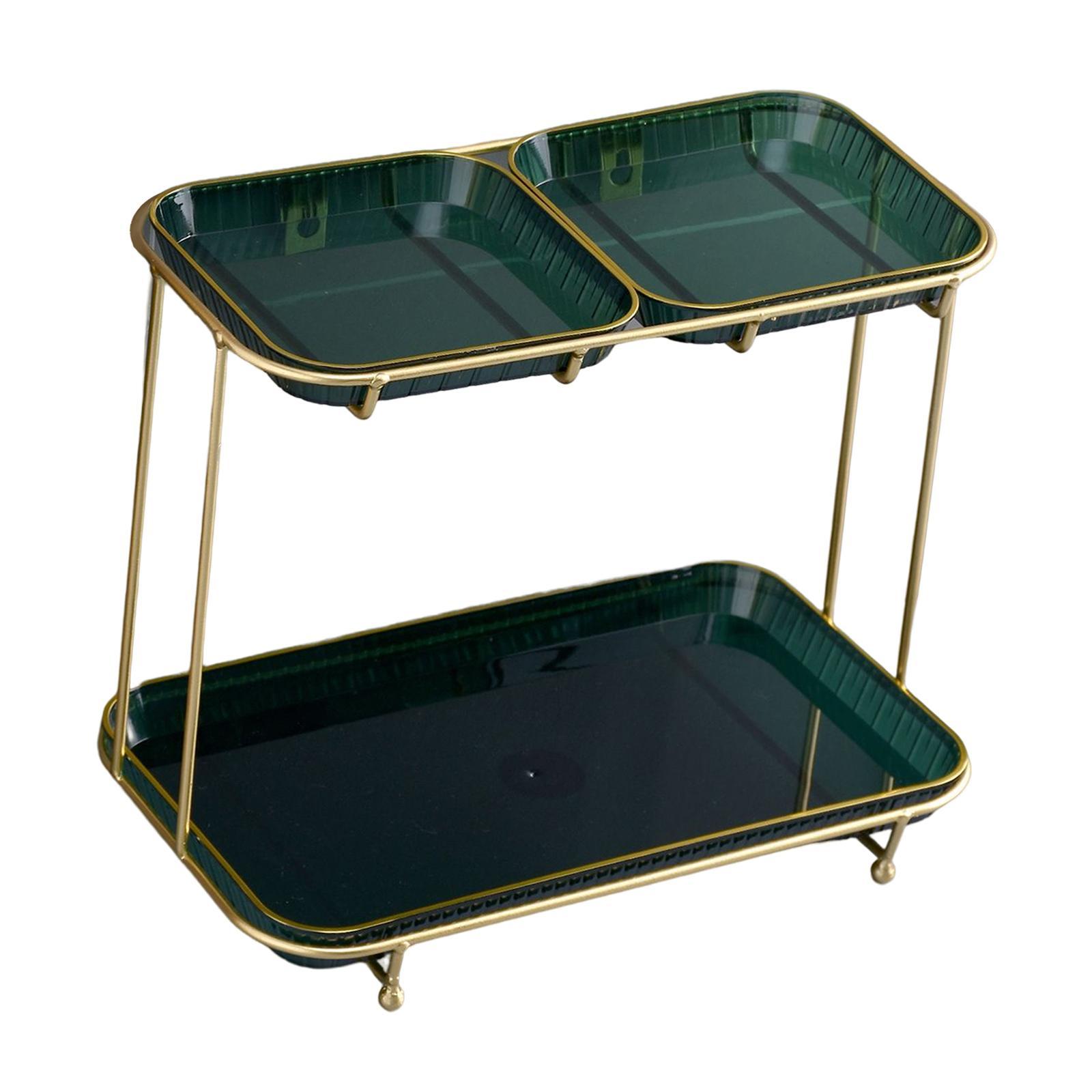 Shelf bathroom counter makeup holder display White