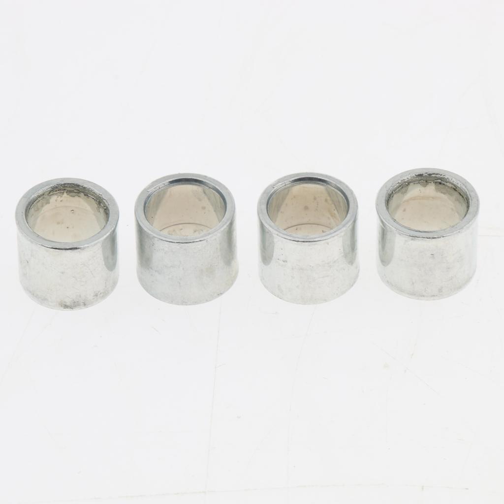 4xSkateboard Longboard Truck Speed Kit Axle Speed Washers Nuts Spacer Golden