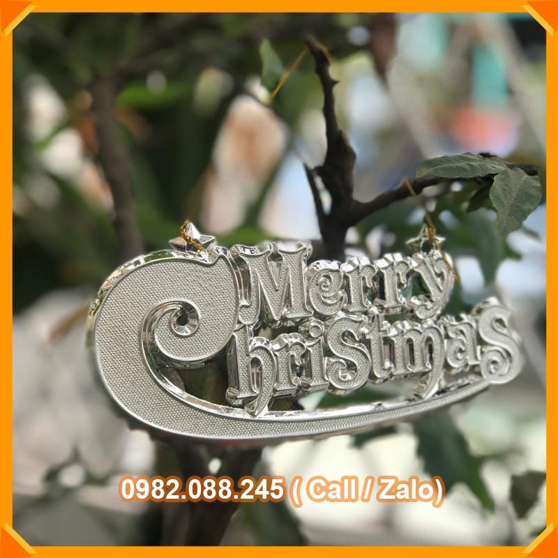 Phụ kiện trang trí noel Chữ merry christmas trang trí noel nhiều kích cỡ