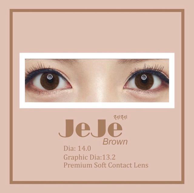 Kính Áp Tròng JeJe Brown / Gray 14.0mm - FAIRY SHOP CONTACT LENS - độ cận 0 đến 6