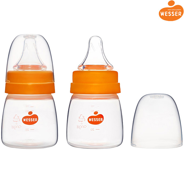 Combo 3 Bình Sữa PP Wesser 60ml, 140ml và 250ml (Giao màu ngẫu nhiên)