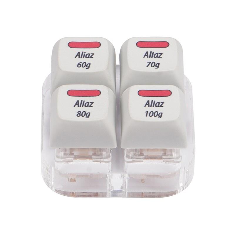 HSV 4 Key Caps Testing Tool Pink Aliaz Switches Keyboard Tester 60g 70g 80g 100g Keycaps Switches Shaft Testing Tool