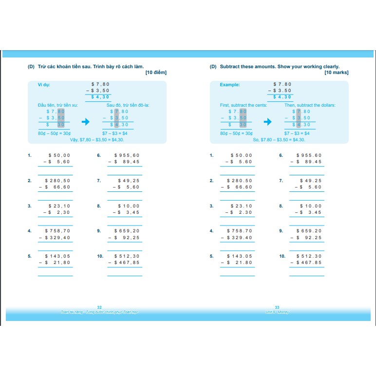 Sách: Toán Tài Năng 2A+2B - Toán Lớp 2 - Á Châu Books