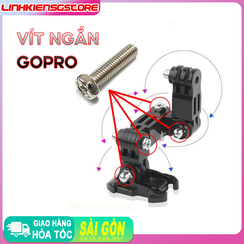 Vít ngắn cho GO PRO camera hành trình chất lượng cao