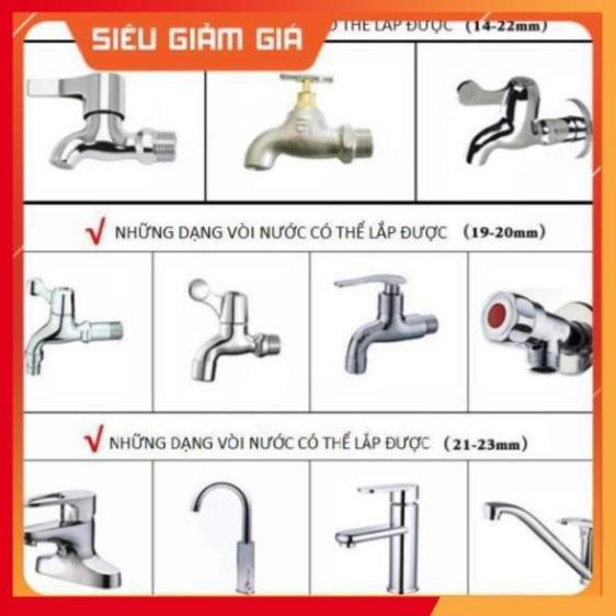 Bộ dây vòi xịt nước rửa xe, tưới cây . tăng áp 3 lần, loại 15m 206701-3 đầu đồng, cút,+ tặng mở chai