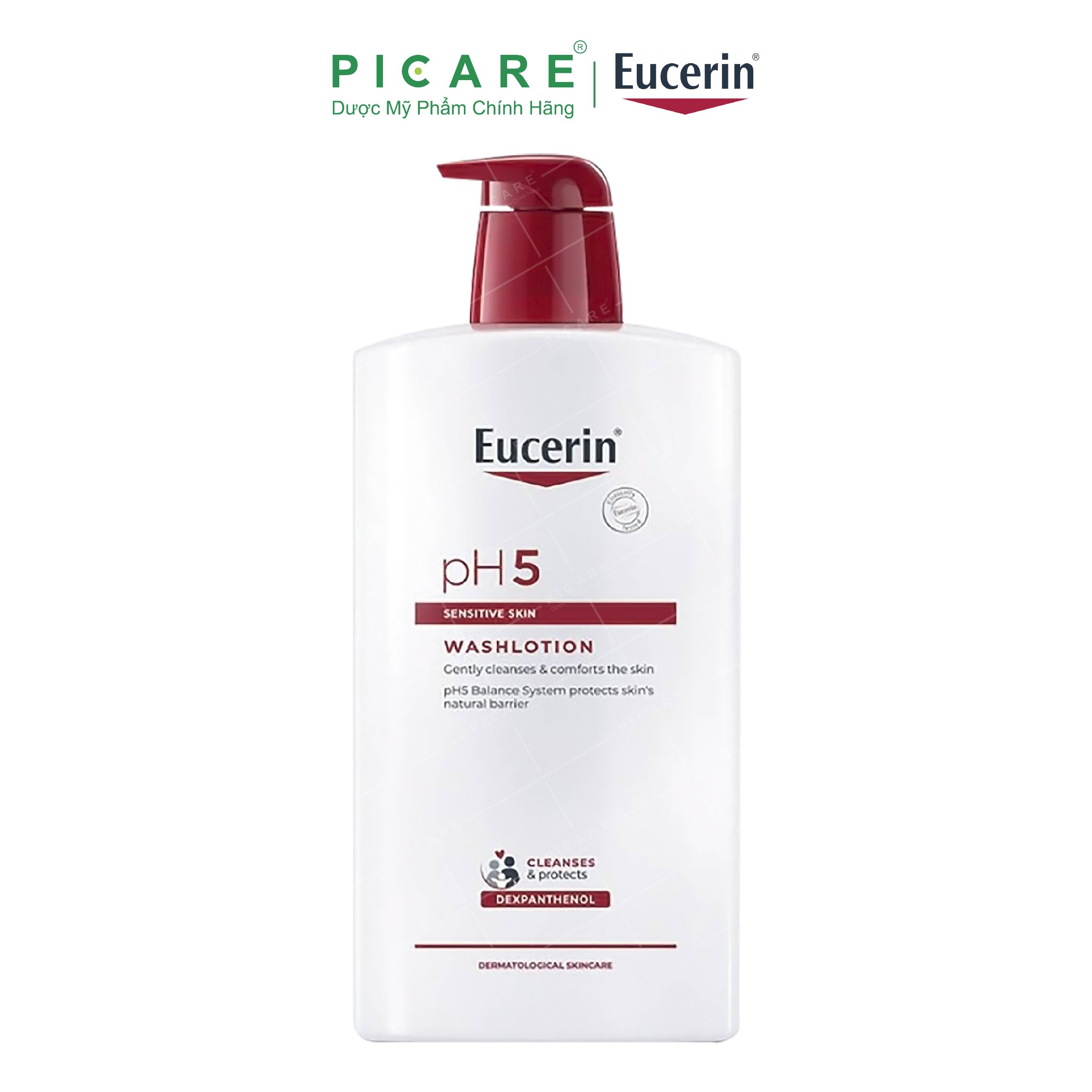 Sữa Tắm cho Da Nhạy Cảm Eucerin pH5 WashLotion