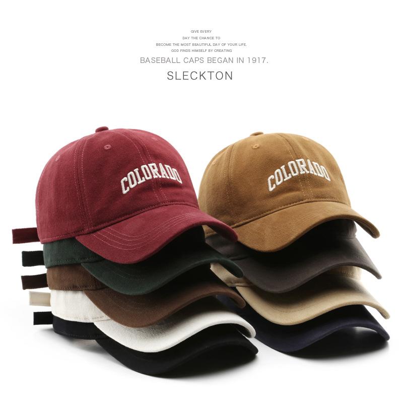 SLECKTON Cotton Mũ Lưỡi Trai Bóng Chày Cho Nữ Và Nam Thêu Chữ “COLORADD” Mũ Chống Nắng Mùa Hè Nón Snapback Thời Trang Unisex Color: Beige Size: Adjustable