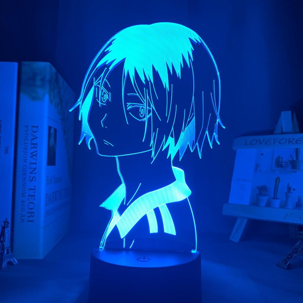 Đèn ngủ 3D bóng LED hình nhân vật Kozume Kenma trong phim hoạt hình Haikyuu dùng trong phòng ngủ