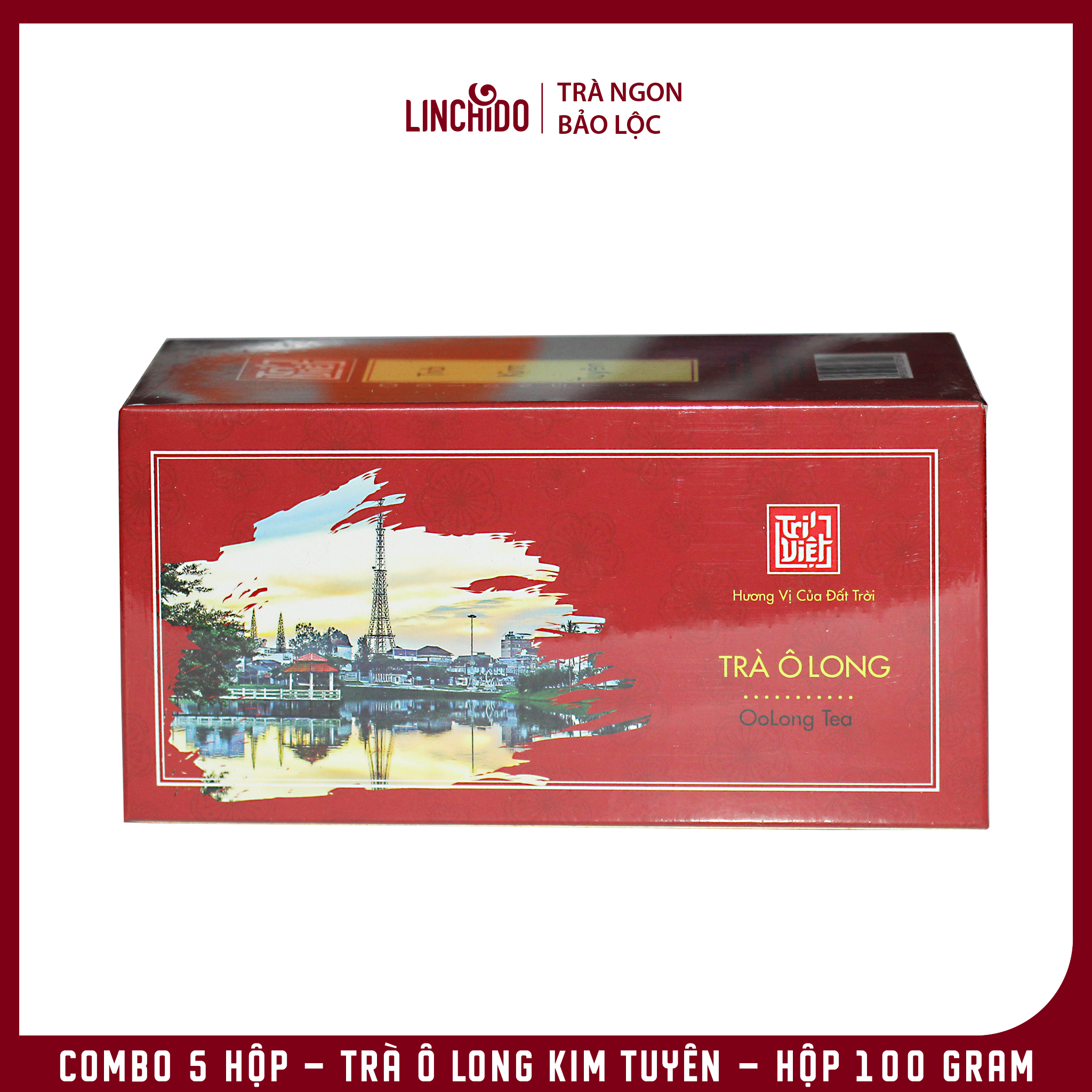 Combo 5 Hộp - Trà Ô Long Kim Tuyên - Hộp 100 Gram