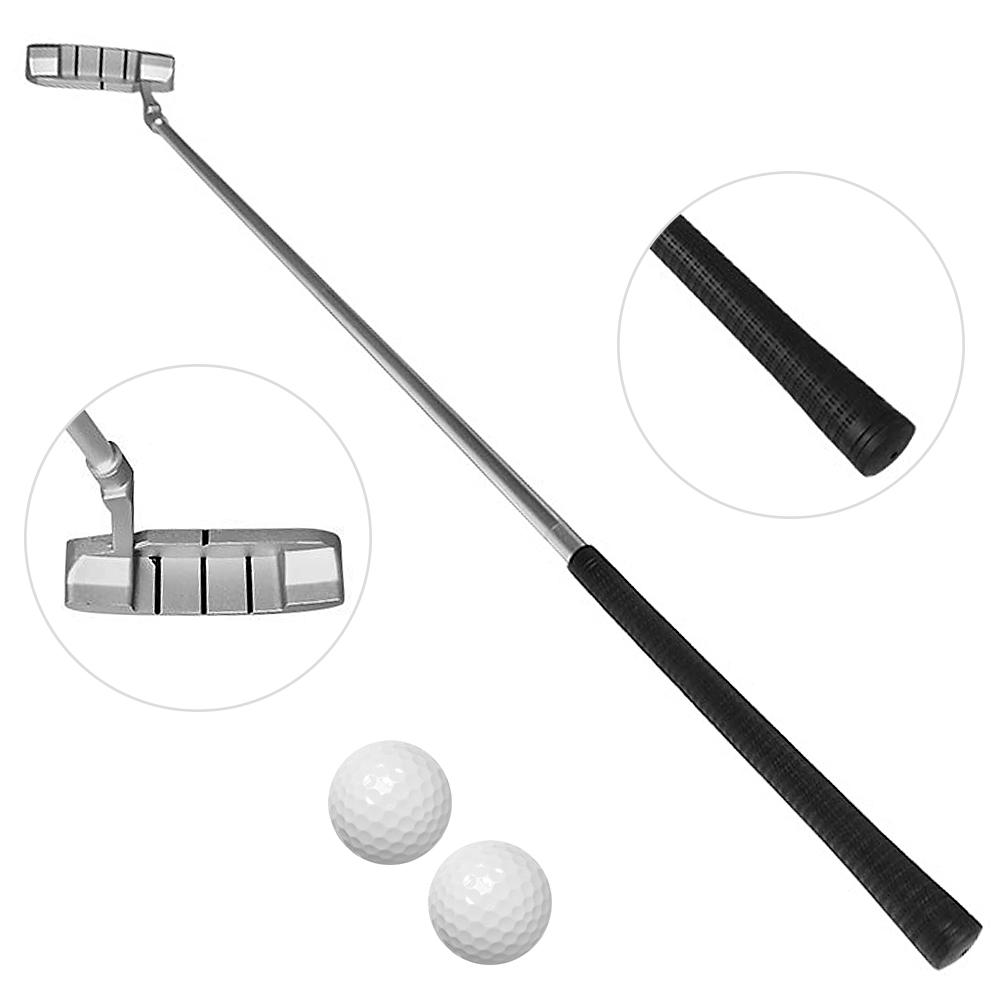 Gậy đánh golf lắp ráp bằng hợp kim kẽm tay cầm bằng cao su và 2 quả bóng