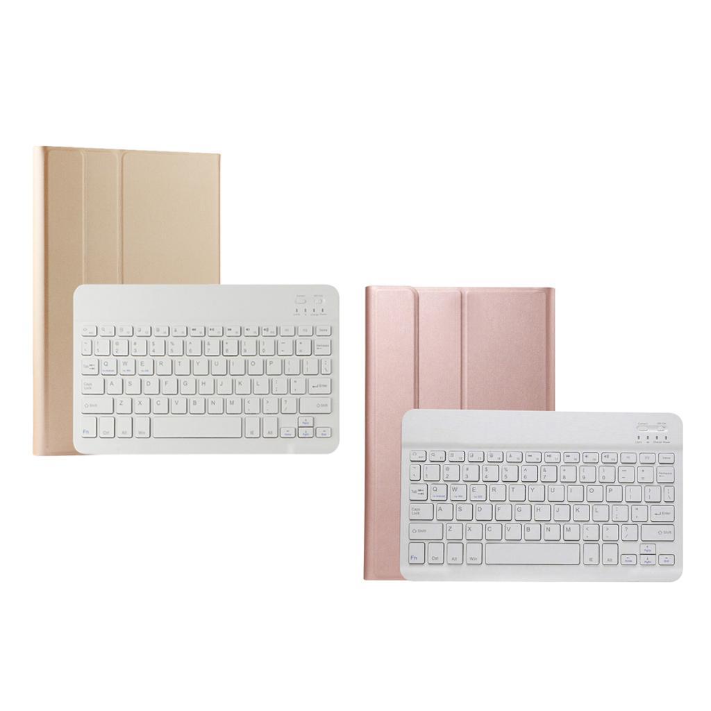 Wireless Keyboard + PU Leather Case for Samsung Galaxy Tab A 10.1" Golden
