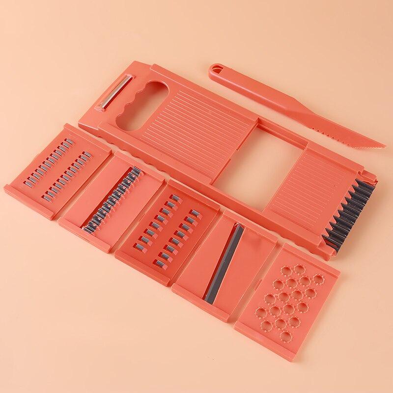 Multifunction Grater 7pcs/set Vegetable Fruit Potato Slicer Peeler Dicer Cutter Chopper Grater Kitchen Accessories Gadget