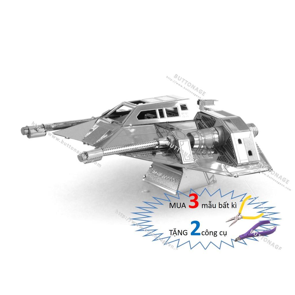 Mô Hình Lắp Ráp 3d Tàu Đệm Không Gian Snowspeeders T-47