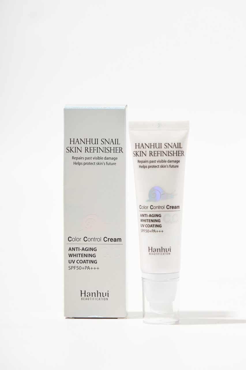 KEM NỀN TINH CHẤT ỐC SÊN HANHUI SNAIL SKIN REFINISHER CC CREAM SPF 50+PA+++