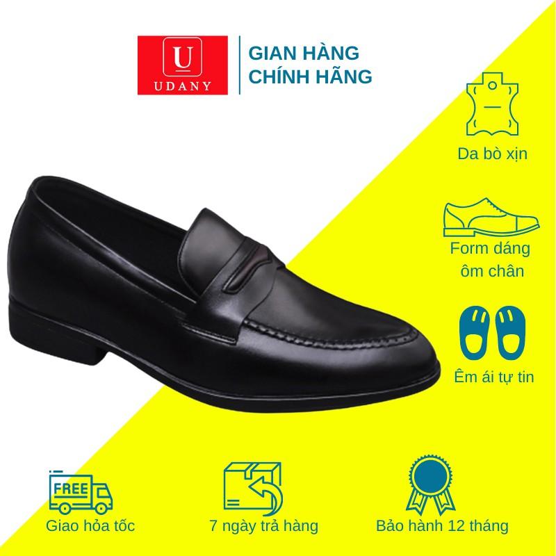 Giày Lười Nam Da Bò Cao Cấp UDANY Thiếu Kế Sang Trọng Lịch Lãm - GLN05 - Chuẩn Soái Ca