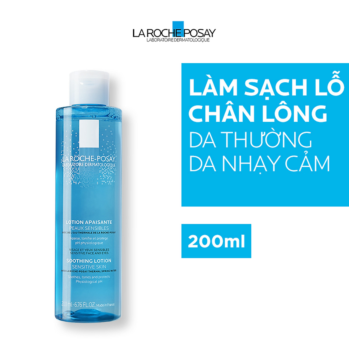 Nước Cân Bằng Giàu Khoáng Dành Cho Da Nhạy Cảm La Roche-Posay Soothing Lotion Sensitive Skin (200ml) + TẶNG MÓC KHÓA