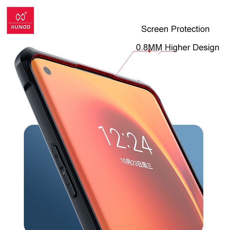 Ốp lưng dành cho Oneplus 8t trong suốt chống sốc XUNDD, chống va đập, bảo vệ camera, siêu bền bỉ - Hàng nhập khẩu