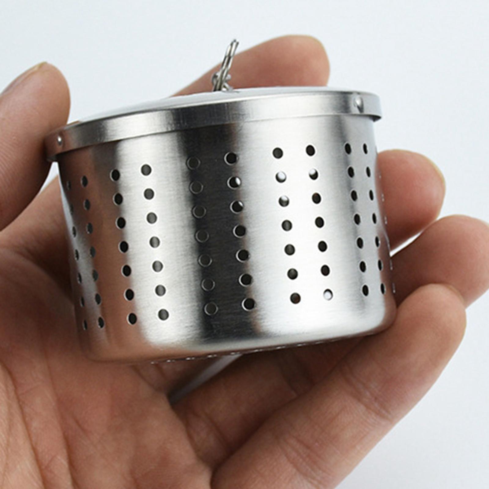 Stainless Steel Loose Leaf Tea Infuser Filter for Kitchen Restaurant Tools