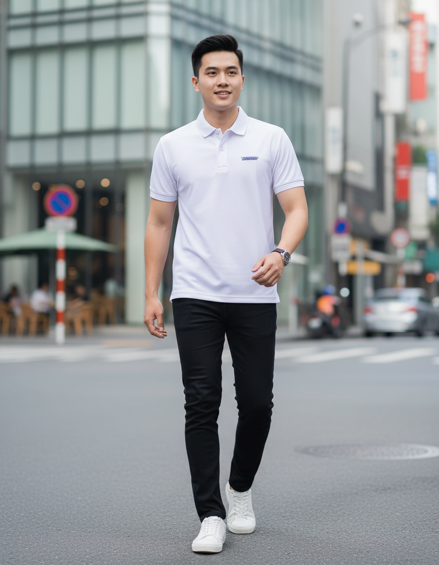 Áo Polo Nam  Slim Fit Màu HR4-F017-23