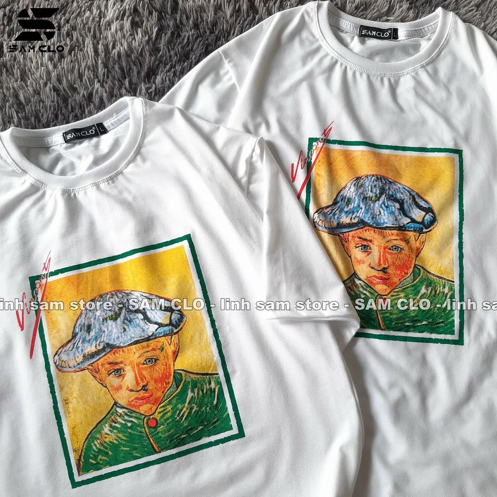 Áo thun tay lỡ nữ SAM CLO freesize phông form rộng dáng Unisex - mặc cặp, nhóm, lớp in hình CẬU BÉ LÍNH
