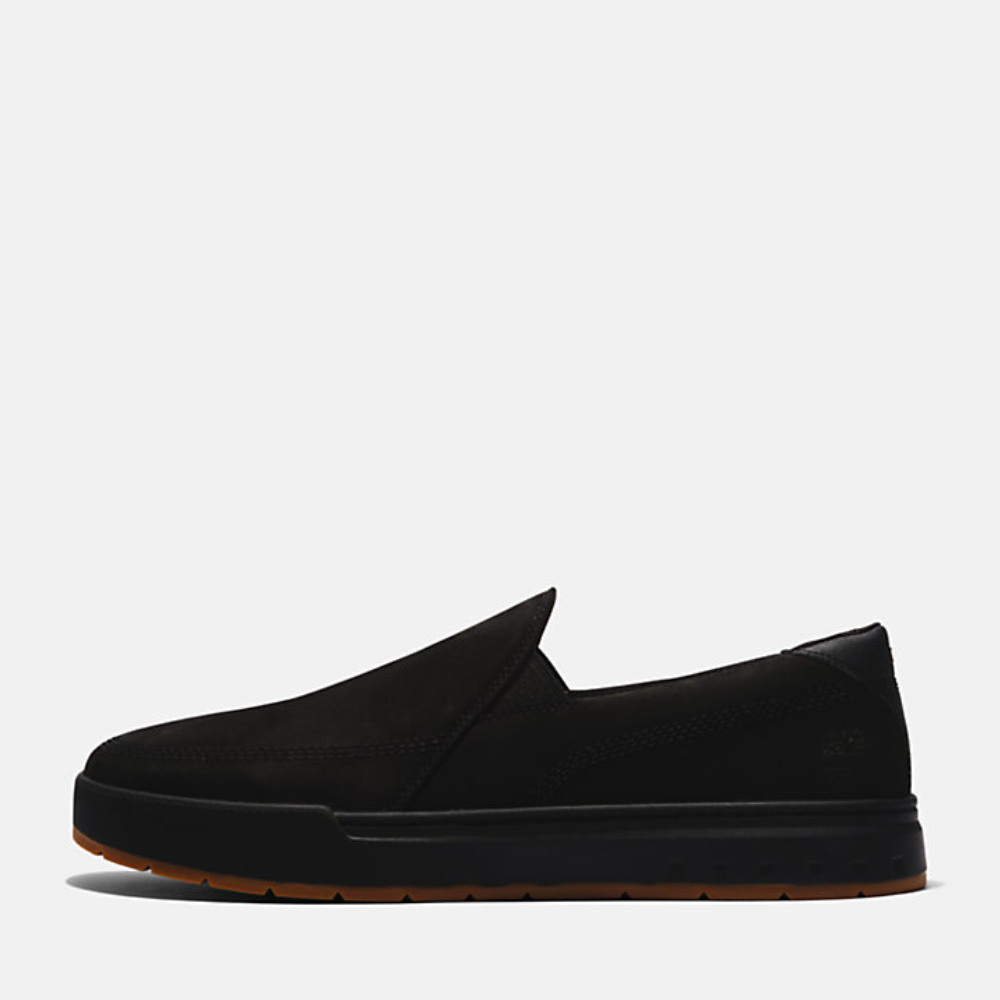 [NEW 2023] Timberland Giày Lười Nam Maple Grove Slip On Da Nubuck Màu Đen TB0A5PZC04