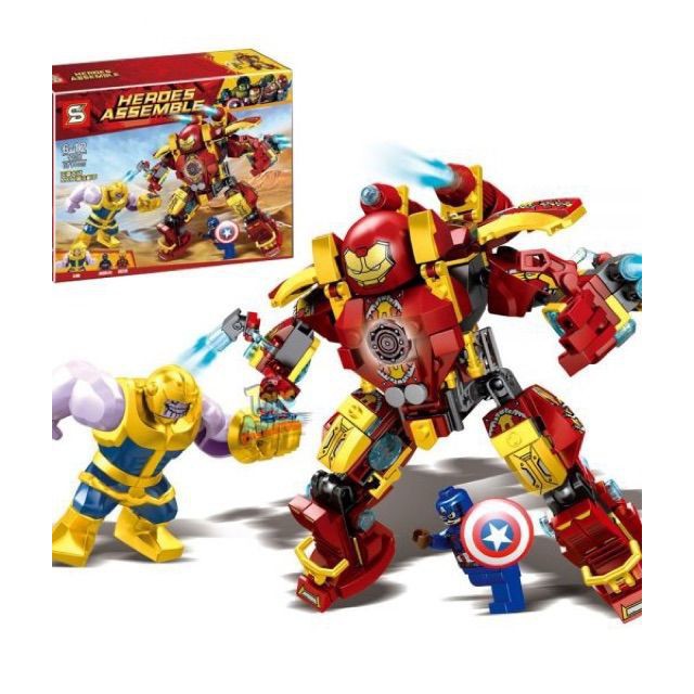 Bộ đồ chơi lắp ráp, xếp hình Người Sắt Ironman Hulk Buster (bao bì ngẫu nhiên)