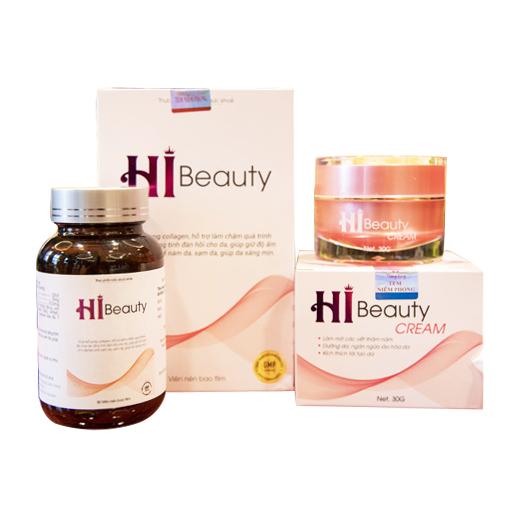 Hi Beauty - Viên Uống Trắng Da, Sạch Nám, Ngăn Ngừa Lão Hóa