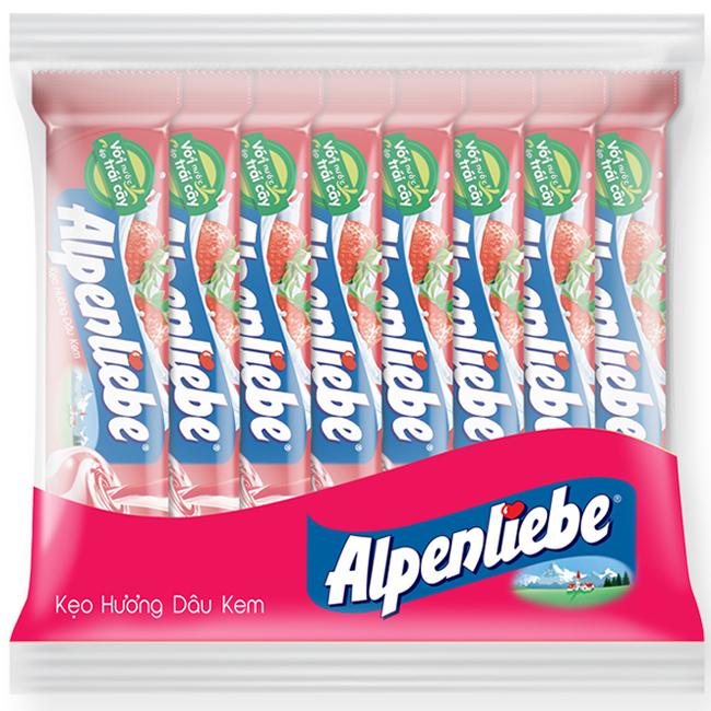 Kẹo Alpenliebe vị Dâu 32G