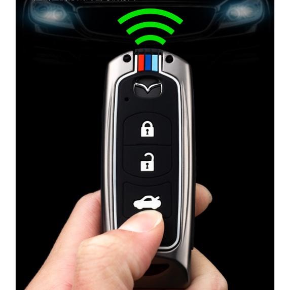 Ốp Khóa Mazda 2,3,6,CX-3,CX-5,CX-8 Chất Liệu Metal Cao Cấp Không Gỉ