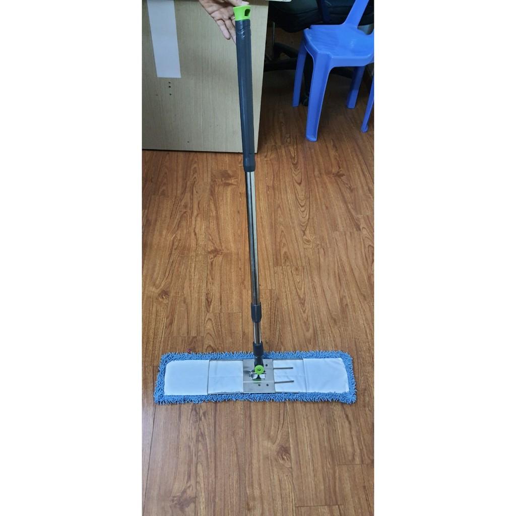 Cây Lau Nhà Thông Minh, Cán Chổi Lau Nhà, Bộ Lau Khô San Hô 60cm Tiện Dụng