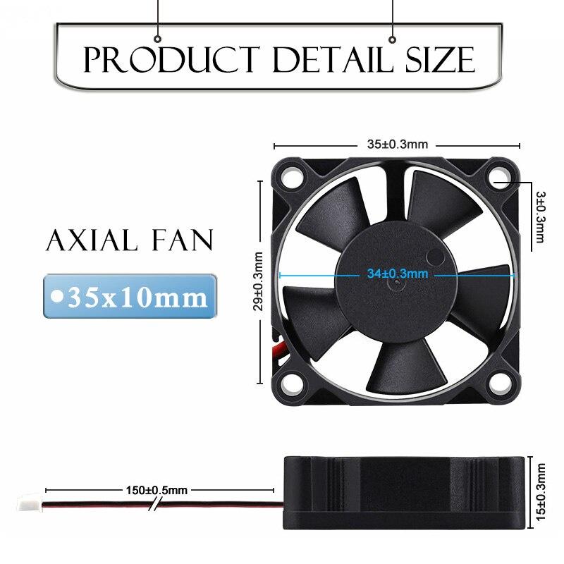 1Pcs Gdstime DC 14V Fan 3cm 31x31x1mm Dual Ball Axial Brushless 3D Printer Cooler Fan 31mmx1mm 31mm Laptop Cooling Fan