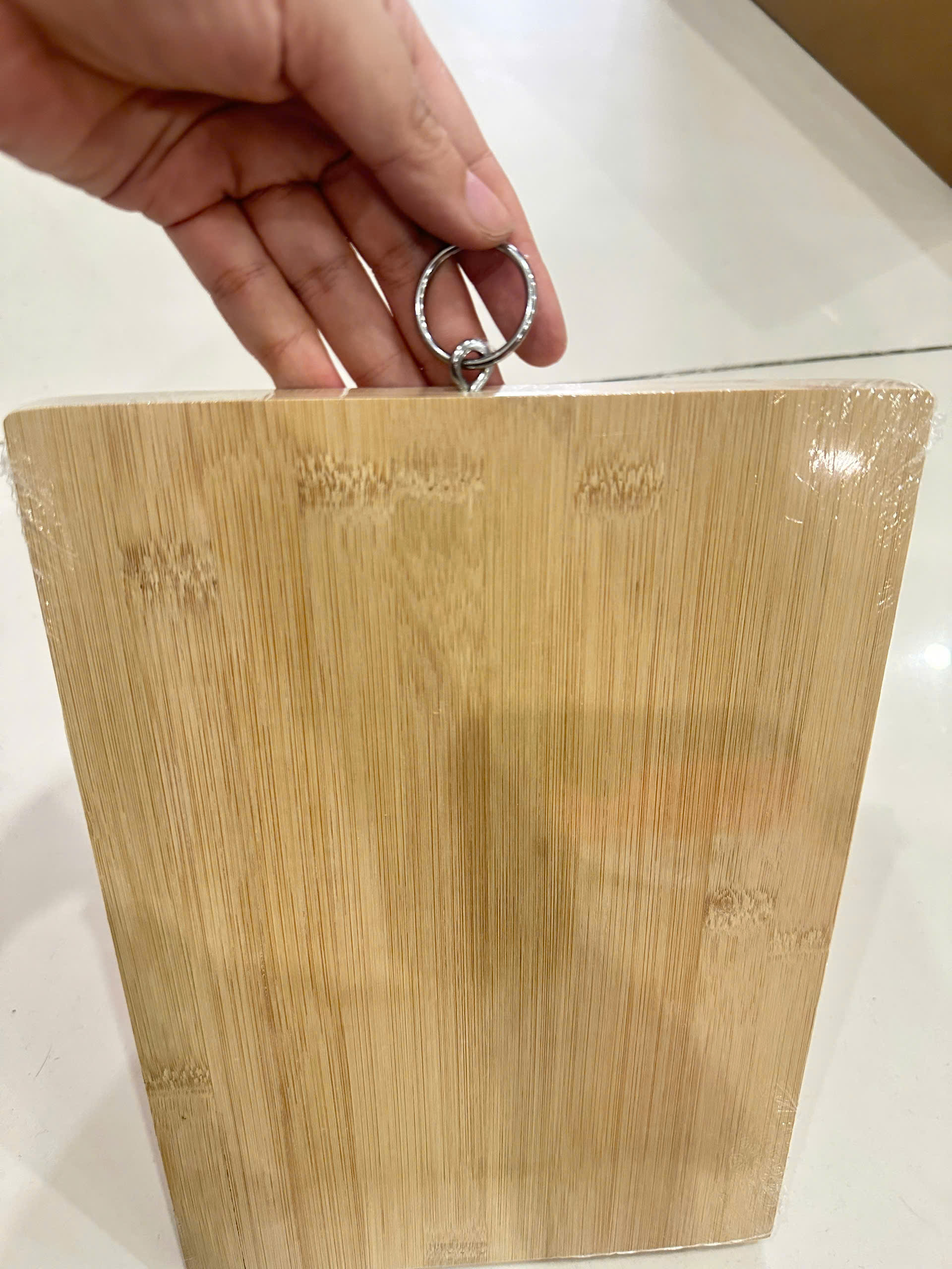 Thớt gỗ trúc Nhà của Mẹ cao cấp kích thước 32x22x1,8cm gọn nhẹ, sạch sẽ, tiện dụng