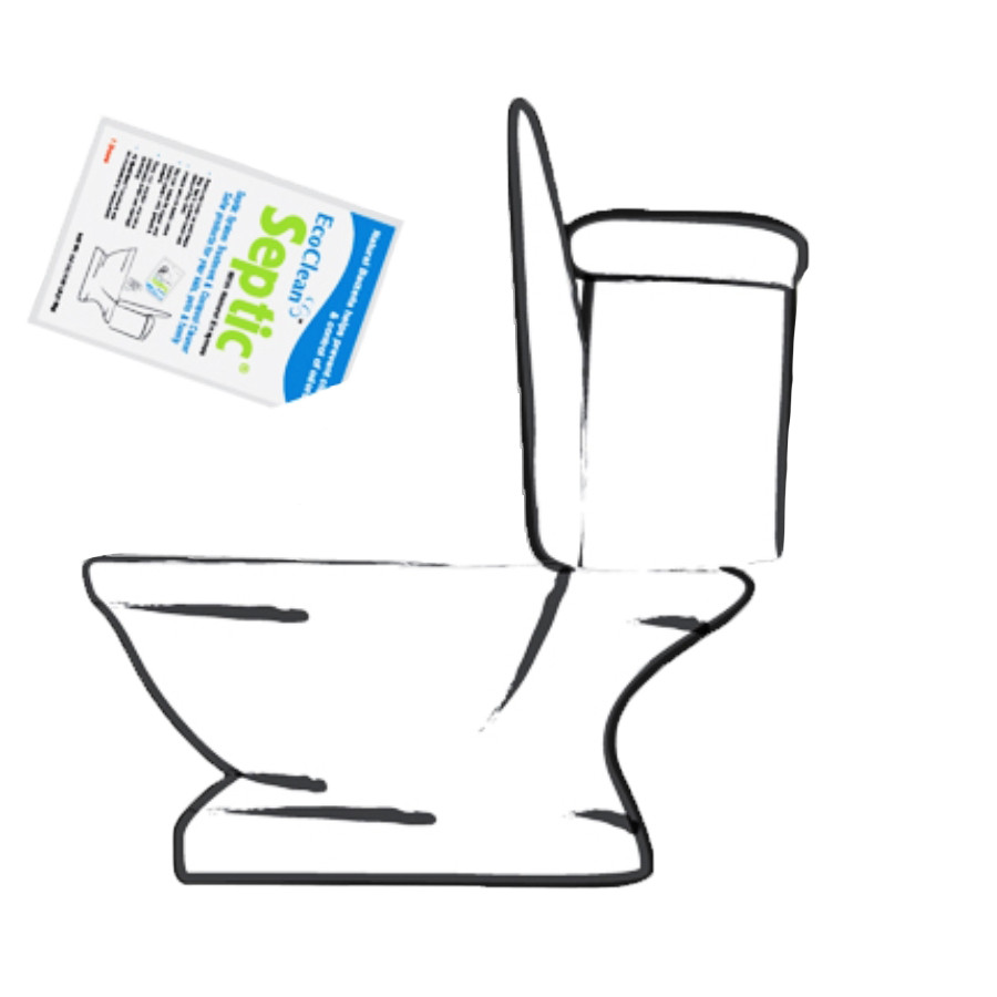 3 Gói EcoClean Septic - Men Vi Sinh Xử Lý Hầm Cầu, Bể Phốt Đầy, Tràn - Túi Gói 100gram - Bộ 3 Gói Tiết Kiệm