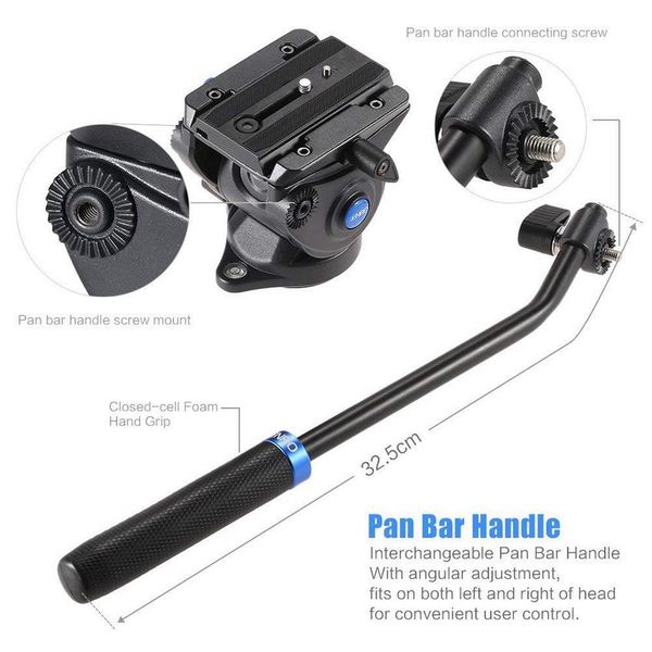 Đầu quay Benro Video Head S4 - Hàng Chính Hãng