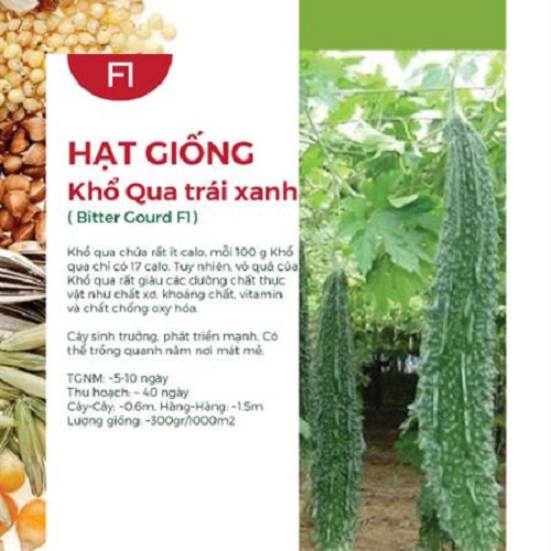 Hạt Giống Khổ Qua Trái Xanh (2gr)