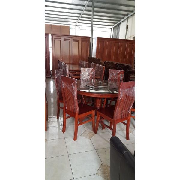 bàn ăn tròn gỗ xoan đào